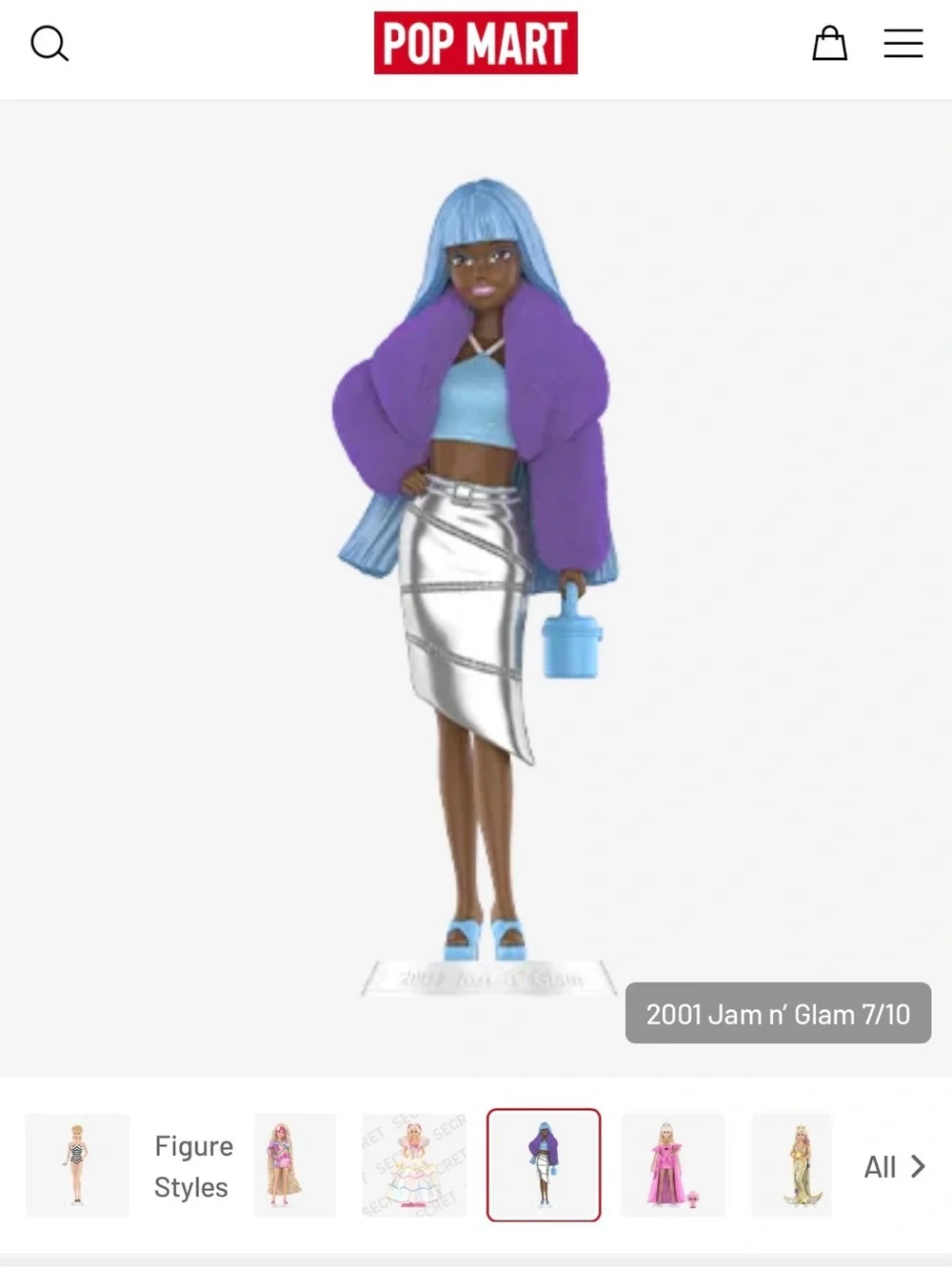 Barbie Style Icon Series Figures: 2001 Jam n’ Glam